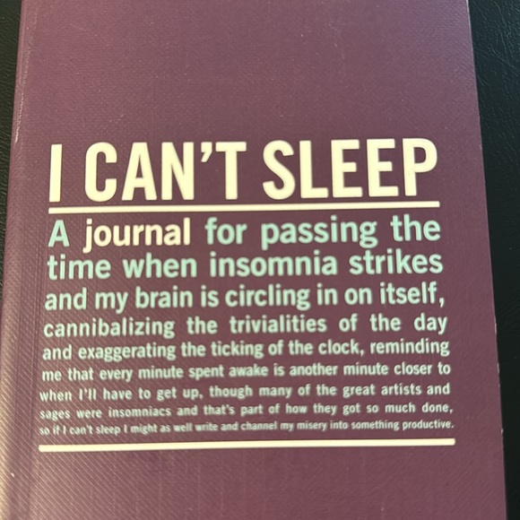 NEW: I Can’t Sleep Journal by Knock Knock - Insomnia - Journaling Self Care - Picture 7 of 13